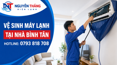 Vệ Sinh Máy Lạnh Tại Nhà Bình Tân 